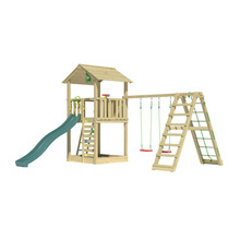 Jungle Gym Sierra legetårn m/gynger & klatremodul